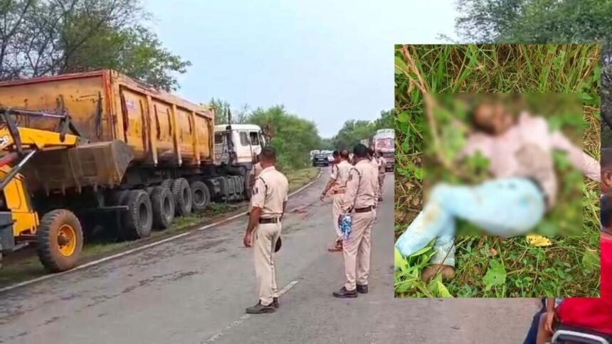 CG Accident: Young man dies after being struck by a speeding trailer while returning from dropping his wife off at an exam center.