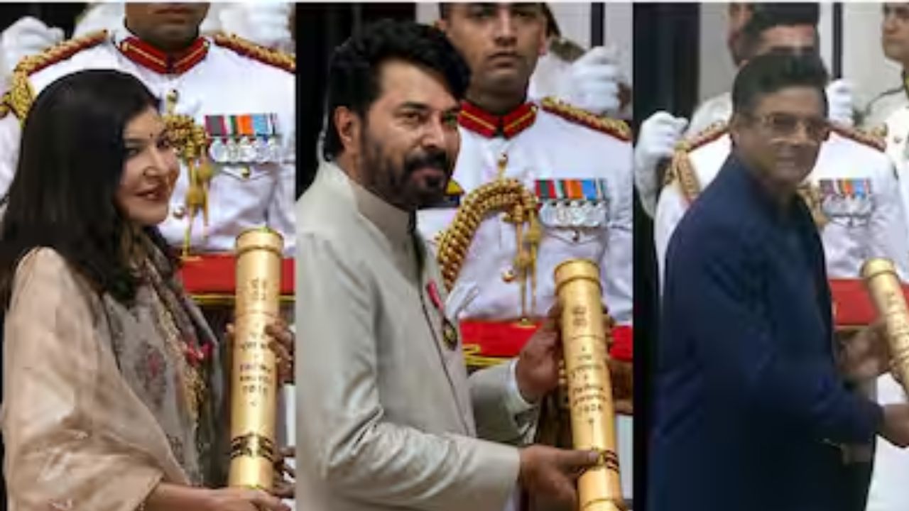 Padma Awards समारोह में सितारों का दिखा खास अंदाज, आर माधवन और अल्का याग्निक समेत कई कलाकार हुए सम्मानित