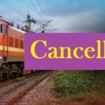 Train Cancellation List on Raipur-Bilaspur route