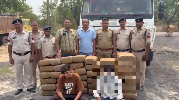 CG Crime: Major police crackdown; cannabis worth ₹1.85 crore seized, youth from Rajasthan arrested.