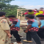 CG News: Minors spotted in a moving pickup truck; Commission Chairperson had the vehicle stopped and rescued six children.