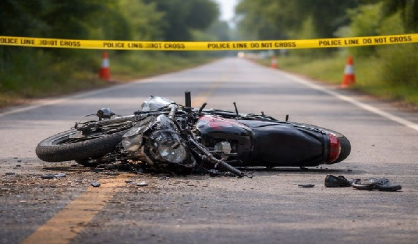 MP Accident: Father and son set out on a bike to attend a wedding; collision with a truck on the highway claimed both their lives.