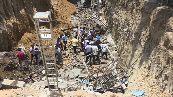 Rajasthan News: Wall of under-construction resort collapses; 3 laborers killed and over 12 injured after being trapped under the debris.