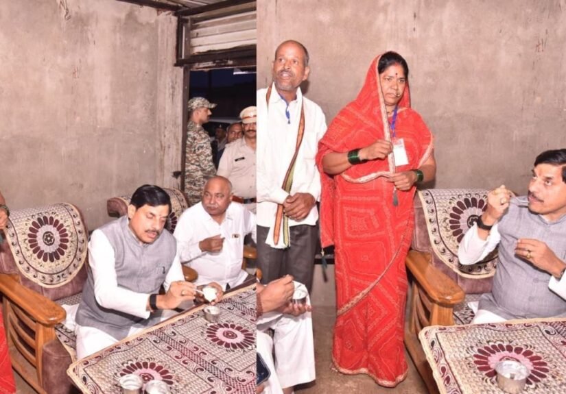 MP News : मुख्यमंत्री डॉ. मोहन यादव ने कुकरू में चखा स्व-सहायता समूह का मावा, महिलाओं को दिया आत्मनिर्भरता का संदेश