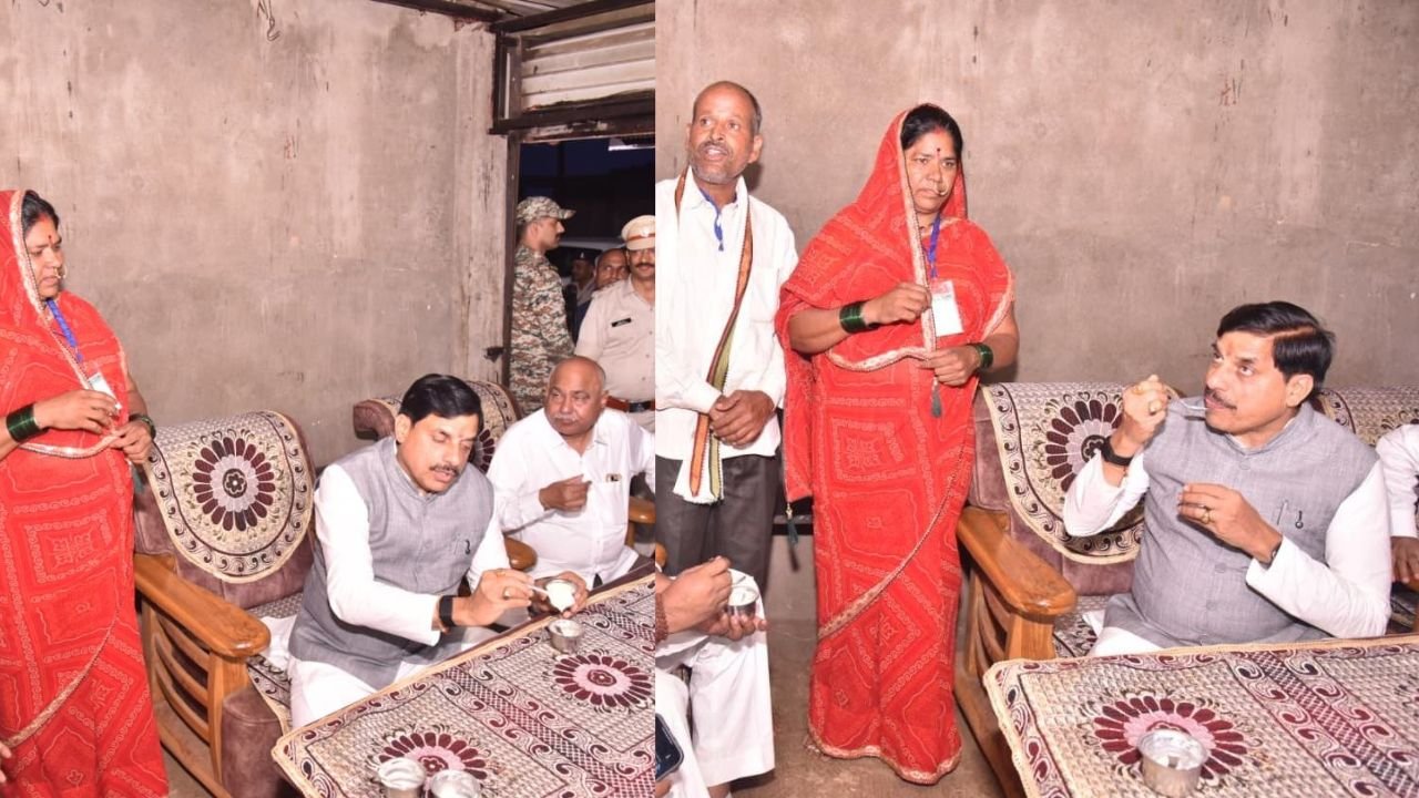 MP News : मुख्यमंत्री डॉ. मोहन यादव ने कुकरू में चखा स्व-सहायता समूह का मावा, महिलाओं को दिया आत्मनिर्भरता का संदेश