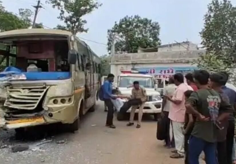 CG Accident: NH-49 पर ट्रक-बस सीधी भिड़ंत, 6 यात्री घायल, अस्पताल में भर्ती