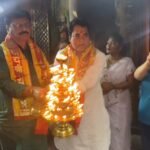 Raipur City News: Rajendra Sharma participated in the feast at Sankatmochan Hanuman Temple and prayed for good rains.