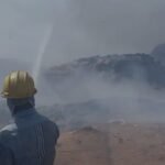 CG News: Fire breaks out at paddy procurement centre, over 100 quintals of paddy reduced to ashes