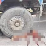 CG Accident: Speeding truck hits motorcycle; two youths killed in tragic accident.