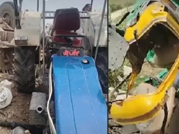 MP Accident: 3 dead, four injured in collision between tractor-trolley and auto-rickshaw.