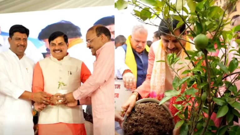 MP : इंदौर में ‘एक पेड़ मां के नाम’ अभियान शुरू, CM डॉ. मोहन यादव ने 21 लाख पौधारोपण और 51 हजार वर्षा जल यूनिट का किया शुभारंभ