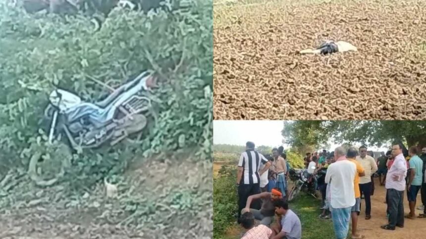 CG Crime: Scorpio rams into bike, then chases youth into a field and kills him.