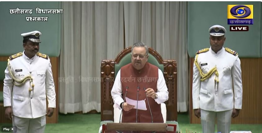 cg-monsoon-session, Assembly proceedings begin, Speaker takes chair, watch live